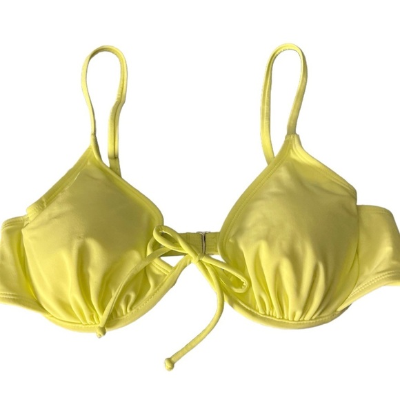 wild fable Other - Wild Fable Yellow Under Wire Bikini Top NWT Size L